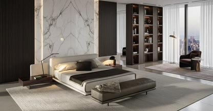 Mezzina Fabric Upholstered Bed