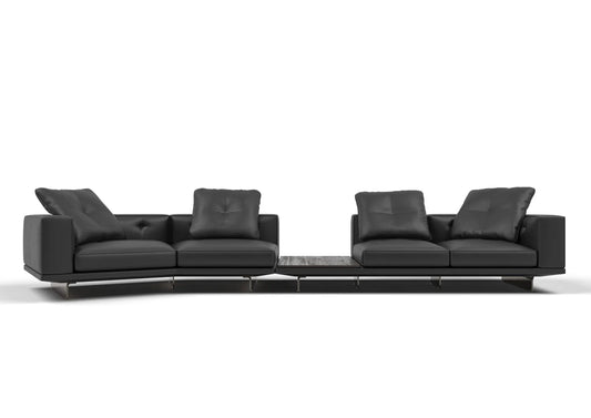Harper 4-Seater Leather Modular Sofa Set