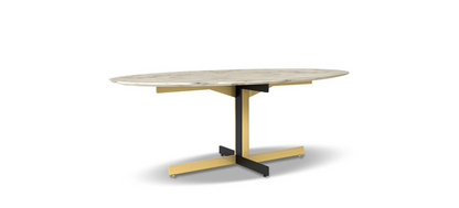 Bahram 10-Seater Marble Top Dining Table