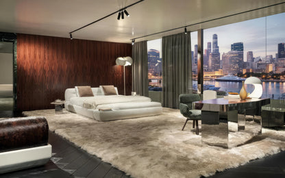 Craven Fabric Bed with Padded Headboard