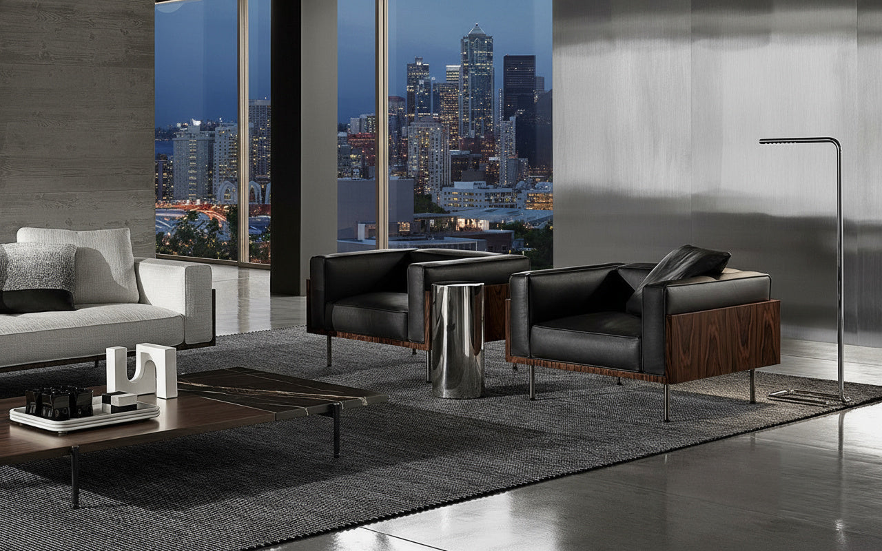 Tarian Leather Modular Armchair