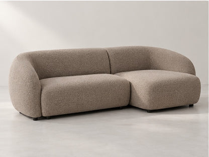Halden Sculpted Chaise Sofa – 293 cm — Taupe Bouclé; generated visualisation