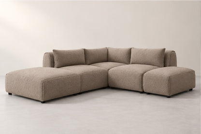 Jenora Modular Corner Sofa – 271 cm — Taupe Bouclé; generated visualisation