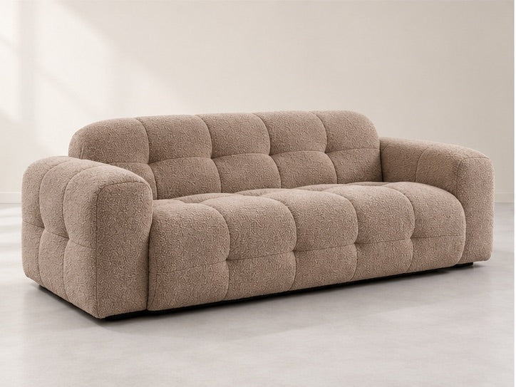Lauris Grid Lounge Sofa – 232 cm — Taupe Bouclé; generated visualisation