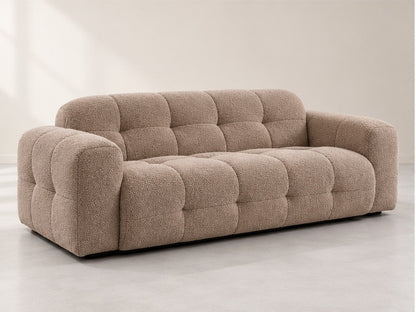 Lauris Grid Lounge Sofa – 232 cm — Taupe Bouclé; generated visualisation