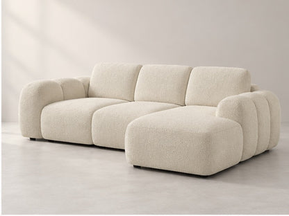 Montara Soft Chaise Sofa – 276 cm — Ivory Textured Fabric alternate view; generated visualisation