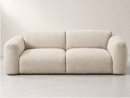 Sienor Soft Lounge Sofa – 255 cm — Ivory Textured Fabric alternate view; generated visualisation