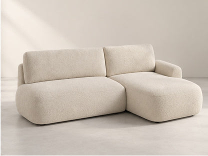 Tavora Soft Chaise Sofa – 234 cm — Ivory Textured Fabric alternate view; generated visualisation