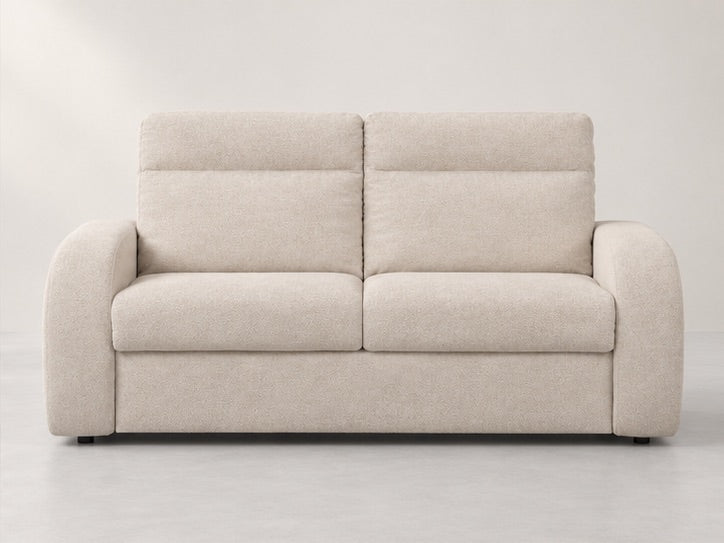 Valoren High Cushion Sofa – 212 cm — Ivory Textured Fabric alternate view; generated visualisation