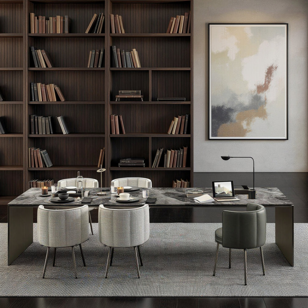 Blanche 12-Seater Marble Dining Table