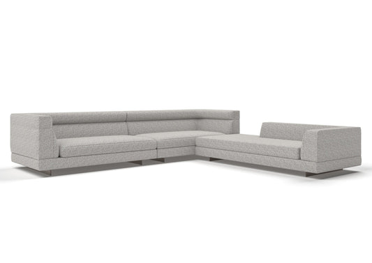 Sawyer 6-Seater Fabric Modular L-Shaped Sofa