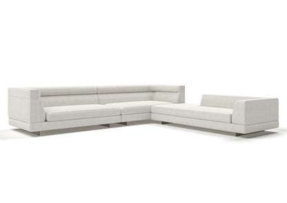 Sawyer 6-Seater Fabric Modular L-Shaped Sofa