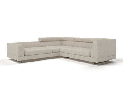 Bastian 6-Seater Fabric V-Shaped Corner Sofa