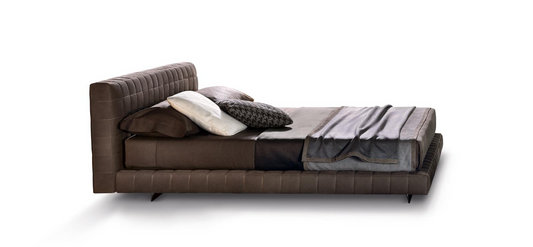 Belmont Fabric Bed with Padded Headboard